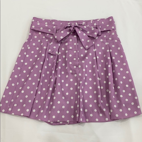 Zara Shorts Zara Polka Dot Paperbag Shorts Poshmark